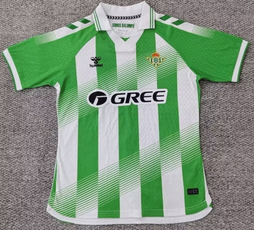 2026/27 Champions League Version Real Betis Home White and Green Thailand Soccer Jersey AAA-301