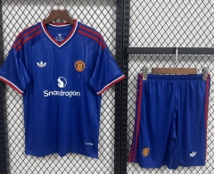 Kids 2026/27 Man United Away Blue Kids/Youth Soccer Uniform-BL/522/123