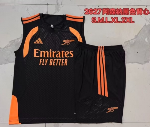 2026/27 Arsenal Black Soccer Vest Set-815