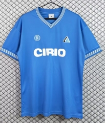 84/85 Retro Version Napoli Home Blue Thailand Soccer Jersey AAA-503