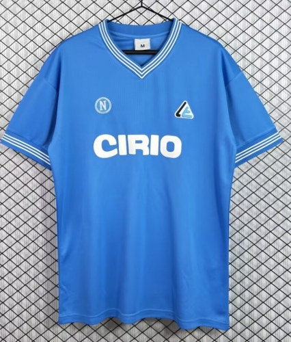 84/85 Retro Version Napoli Home Blue Thailand Soccer Jersey AAA-503