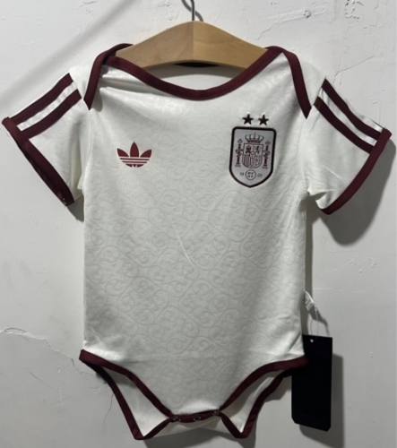 2 Star Kids 2026/27 Spain Away White Baby Soccer Uniform-308