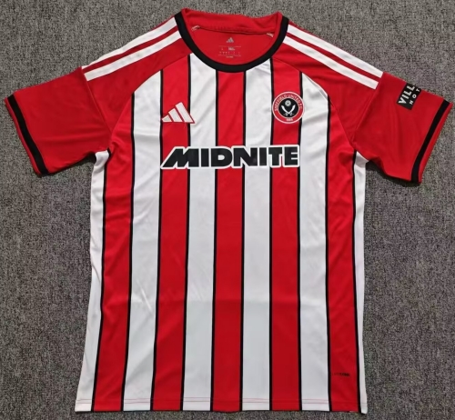 2026/27 Sheffield United Home Red & White Thailand Soccer Jersey AAA-1040