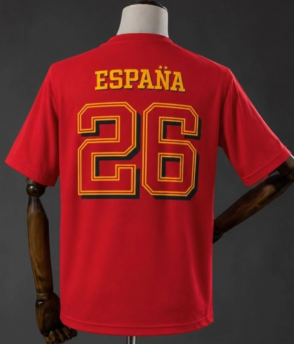 2026/27 Champion Version Spain Red Soccer T-Shirts-308