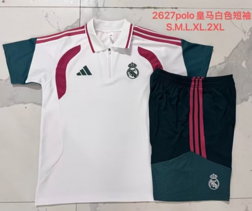 2026/27 Real Madrid White Thailand Soccer Polo Uniform-815