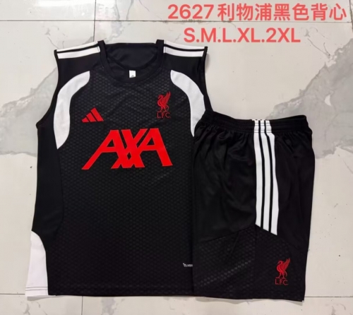 2026/27 Liverpool Black Thailand Soccer Vest Suit-815