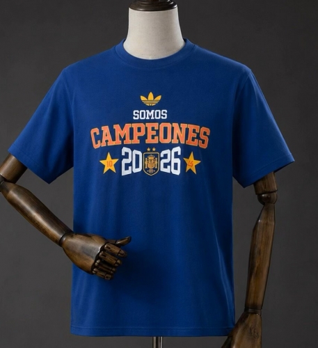 2026/27 Champion Version Spain Blue Soccer T-Shirts-308