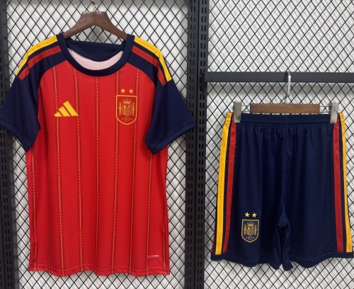 2 Star 2026/27 Spain Home Red Thailand Soccer Uniform-530
