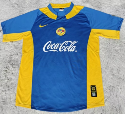 05/06 Retro Version Club América Away Blue Thailand Soccer Jersey AAA-2178