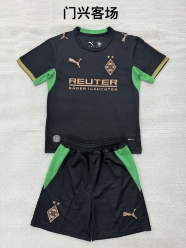 2026/27 Borussia Mönchengladbach Away Black Soccer Uniform-208