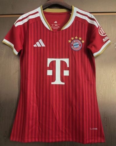 2026/27 Bayern München Home Red Thailand Female Soccer Jersey AAA-JJ