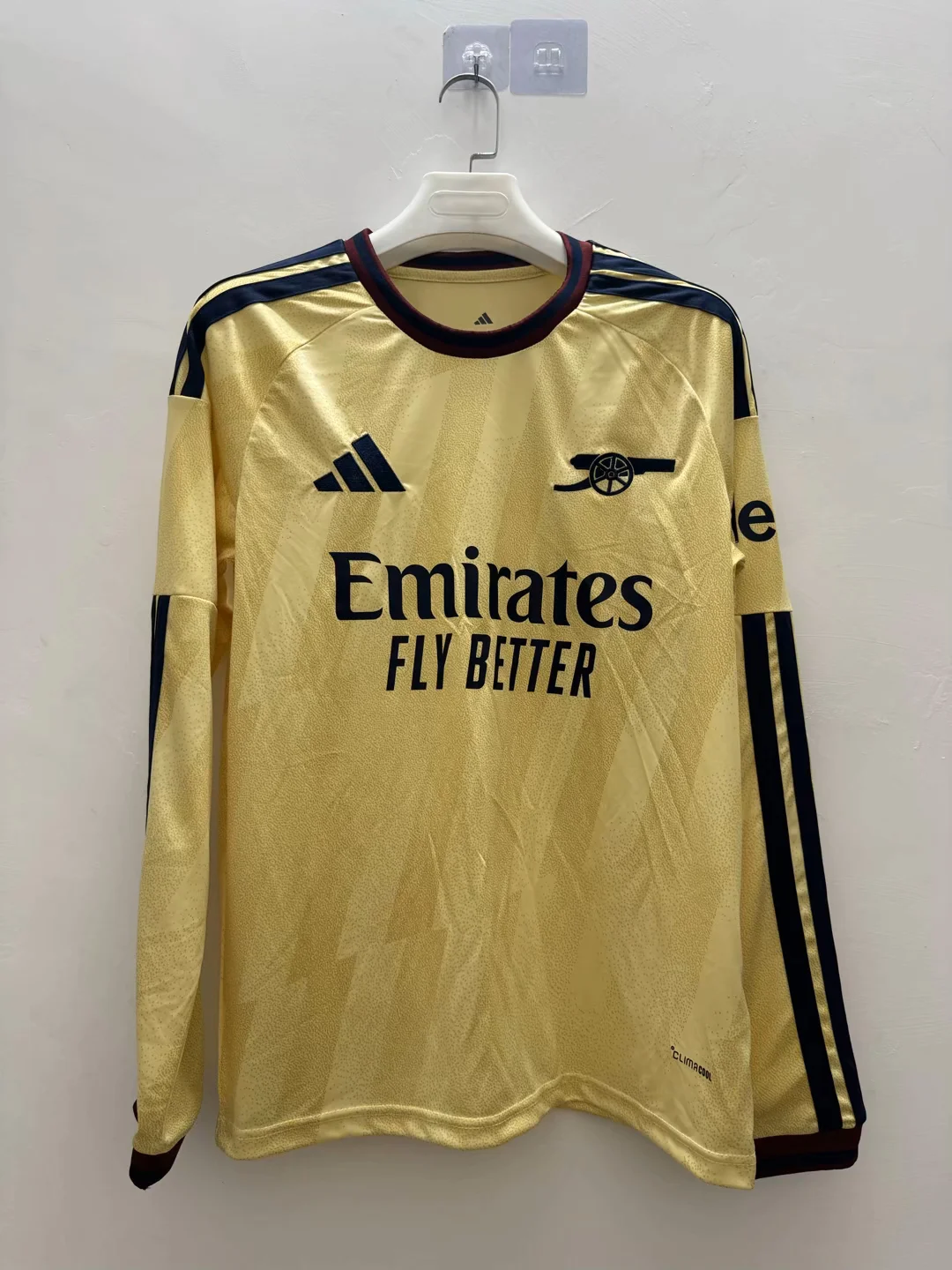 2026/27 Arsenal 2nd Away Yellow LS Thailand Soccer Jersey AAA-410