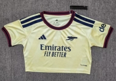 Short Clothing 2026/27 Arsenal 2nd Away Yellow Thailand Women Soccer Jersey AAA-308