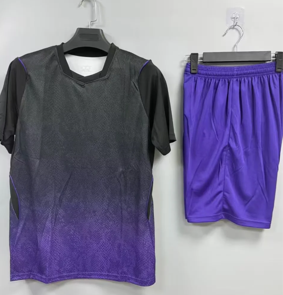 Customize 2026/27 Barcelona Away Purple & Gray Soccer Uniform-DN