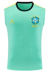 2026/27 Brazil Green Thailand Soccer Training Vest -418