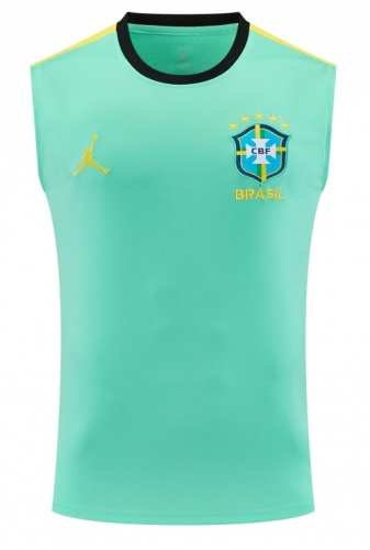 2026/27 Brazil Green Thailand Soccer Training Vest -418