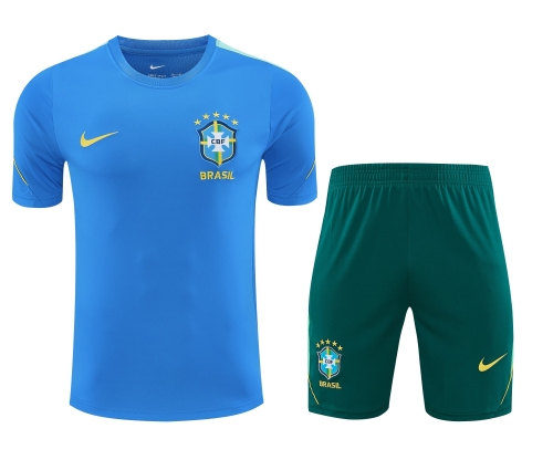 2026/27 Brazil Blue Thailand Soccer Training Jerseys Uniform-418