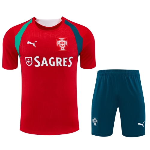 2026/27 Portugal Red Thailand Soccer Training Jerseys Uniform-418