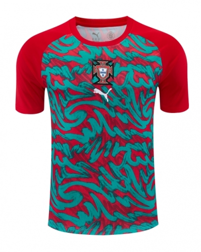 2026/27 Portugal Red & Green Thailand Soccer Training Jerseys-418