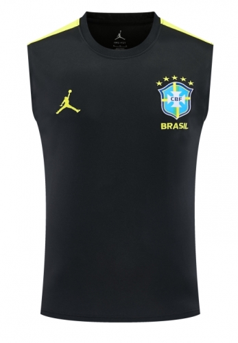 2026/27 Brazil Black Thailand Soccer Training Vest -418