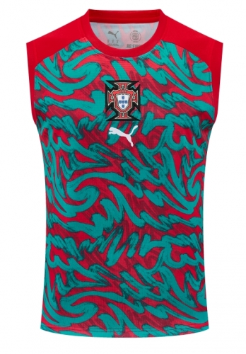2026/27 Portugal Red & Green Thailand Soccer Training Vest-418