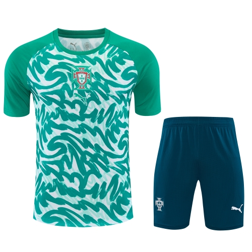 2026/27 Portugal Green Thailand Soccer Training Jerseys Uniform-418