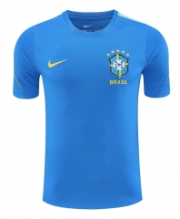 2026/27 Brazil Blue Thailand Soccer Training Jerseys-418