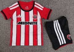 Kids 2026/27 Sheffield United Home Red & White Kids/Youth Soccer Uniform-1040