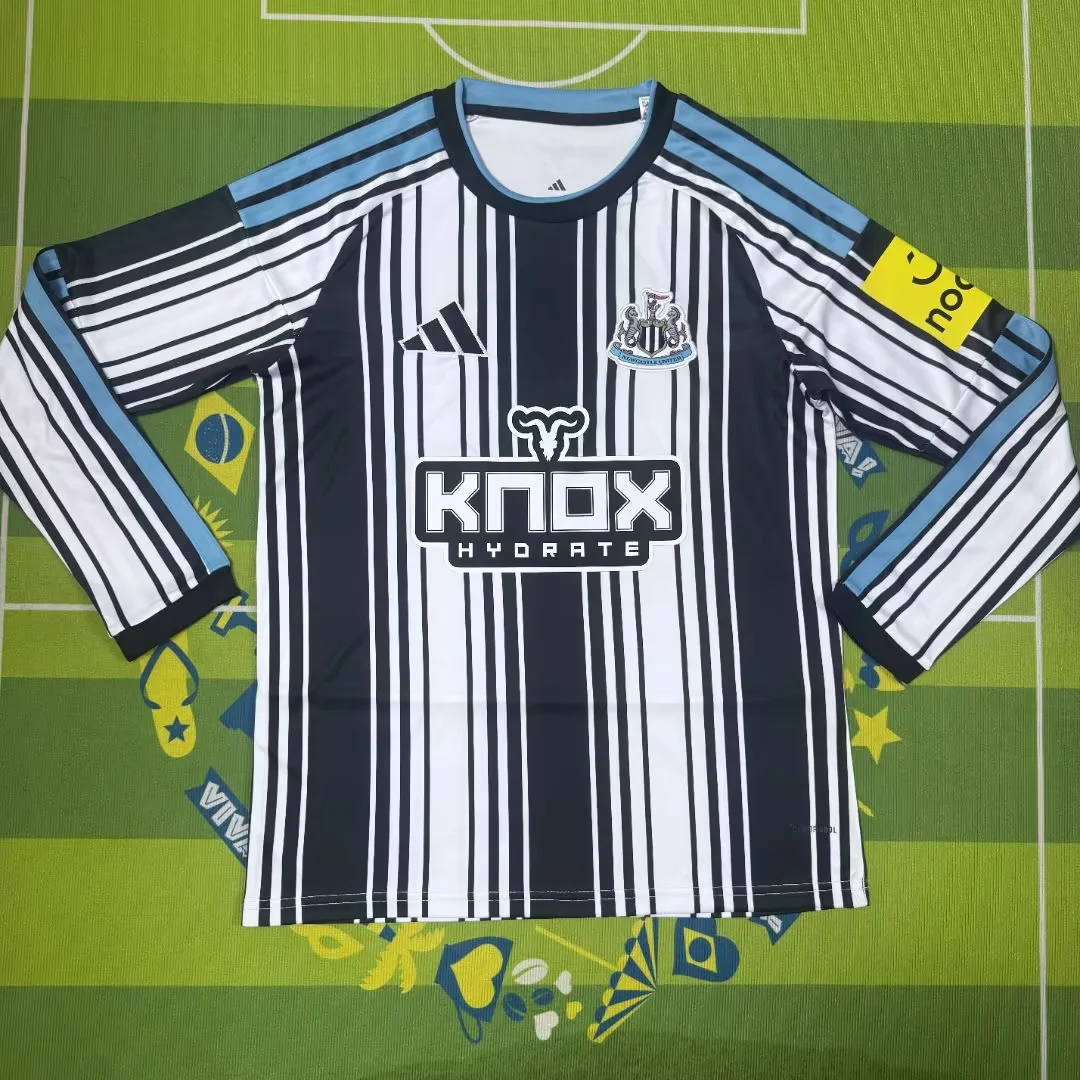 2026/27 Newcastle United Home Black & White LS Thailand Soccer Jersey AAA-410/522