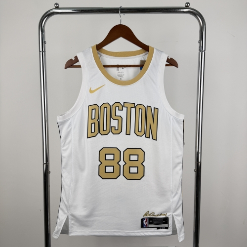2026 Season City Version Boston Celtics White NBA #88 Jersey-311