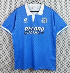 95/96 Retro Version Napoli Home Blue Thailand Soccer Jersey AAA-503
