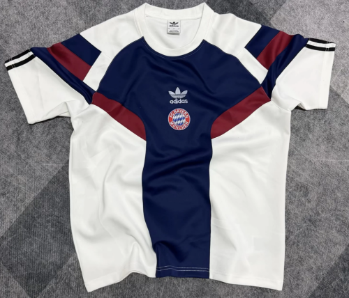 2026/27 Bayern München White Thickened Casual T-Shirts-47