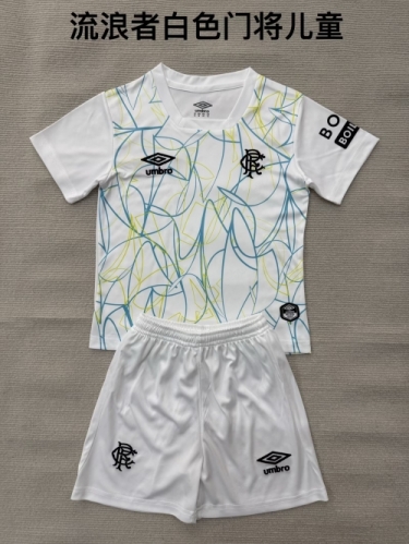 Kids 2026/27 Rangers Goalkeeper White Kids/Youth Soccer Uniform-208