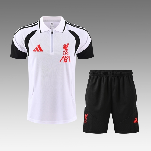 2026/27 Liverpool White Shorts-Sleeve Thailand Soccer Uniform-418