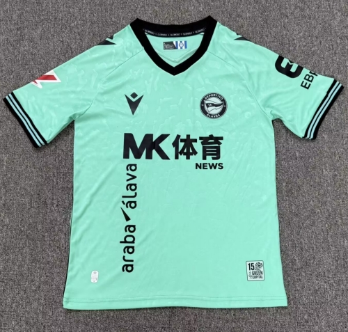 2026/27 Deportivo Alavés 2nd Away Green Thailand Soccer Jersey AAA-1040