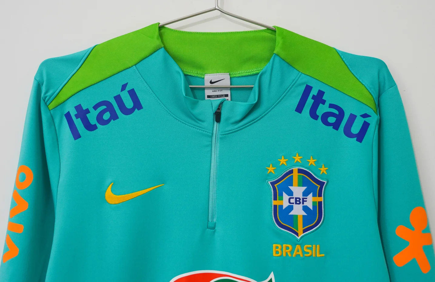 2026/27 Brazil Lake Blue Thailand Soccer Tracksuit Top-66