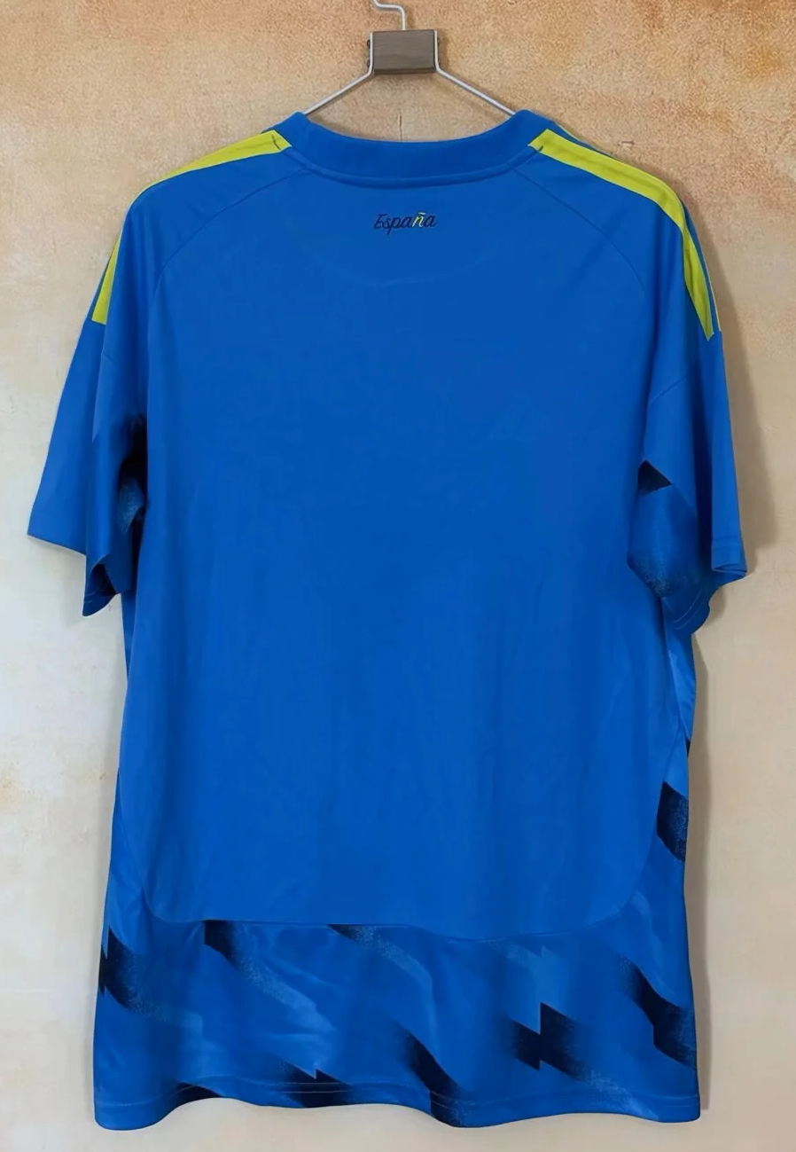 2 Star 2026/27 Spain Goalkeeper Blue Thailand Soccer Jersey AAA-23