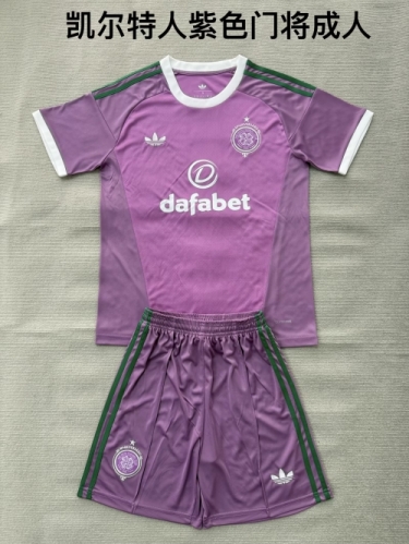 2026/27 Celtic Goalkeeper Purple Soccer Uniform-208