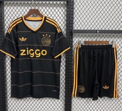 Kids 2026/27 Ajax Away Black Kids/Youth Soccer Uniform-530