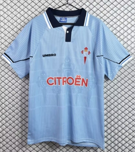 97/98 Retro Version RC Celta de Vigo Home Blue Thailand Soccer Jersey AAA-503