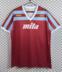 85/87 Retro Version Aston Villa Home Red Thailand Soccer Jersey AAA-503