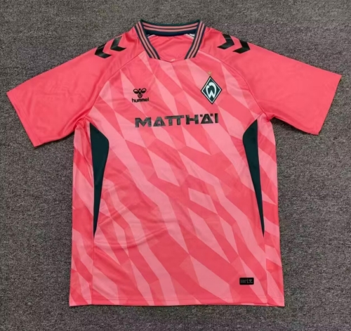 2026/27 SV Werder Bremen 2nd Away Pink & Red Soccer Jersey AAA-1040
