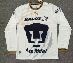 2026/27 Pumas UNAM Away White LS Thailand Soccer Jersey AAA-2125