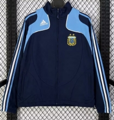 2026/27 Retro Argentina Royal Blue Windbreaker Hoodies Top-C1