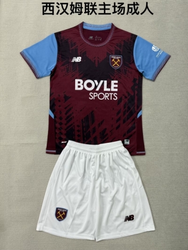 2026/27 West Ham United Home Red Soccer Uniform-208