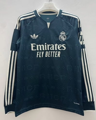 2026/27 Real Madrid Away Green LS Thailand Soccer Jersey AAA-410