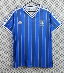 85/87 Retro Version Cardiff City FC Home Blue Thailand Soccer Jersey AAA-503