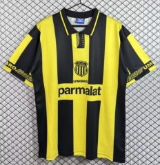 96/97 CA Peñarol Home Yellow & Black Thailand Soccer Jersey AAA-503