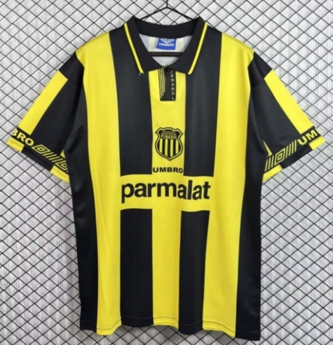96/97 CA Peñarol Home Yellow & Black Thailand Soccer Jersey AAA-503