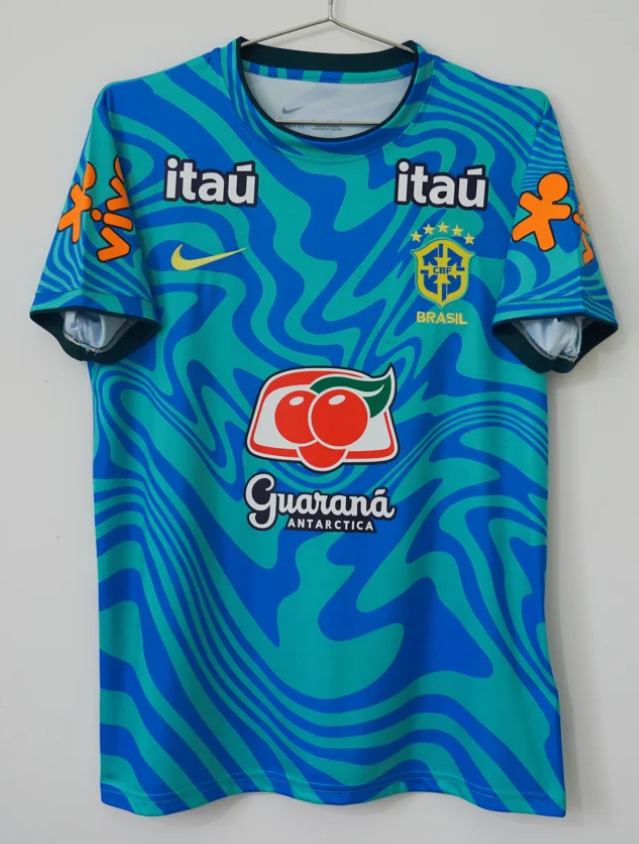 2026/27 Brazil Lake Blue Thailand Soccer Training Jerseys-66